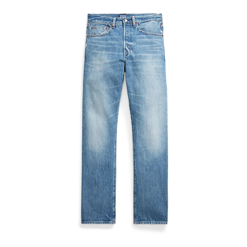 Polo Ralph Lauren Women's Blue Straight Fit Jeans, W27, Jeans