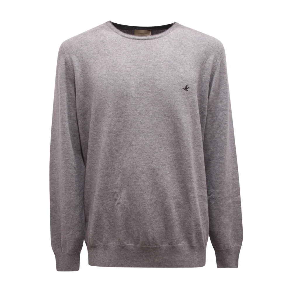 Brooksfield Homme Gris - Pull En Laine Fabriqué En Italie - Pulls - Taille: 2XL