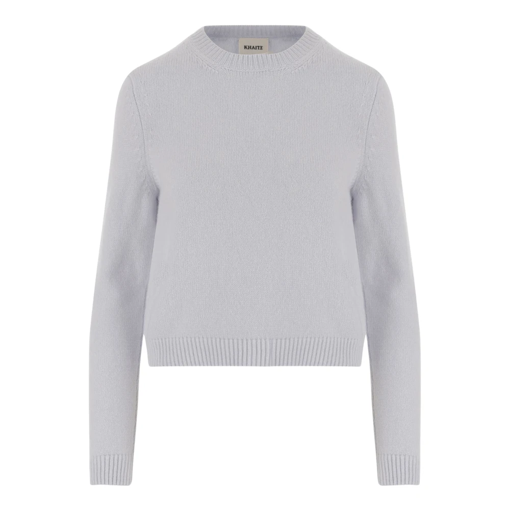 Khaite Women's Blue Leta Cashmere Jumper - Cashmere Knitwear - L - Knitwear