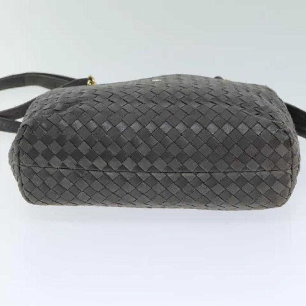 Bally Pre-owned Leather shoulder-bags Gray Dames