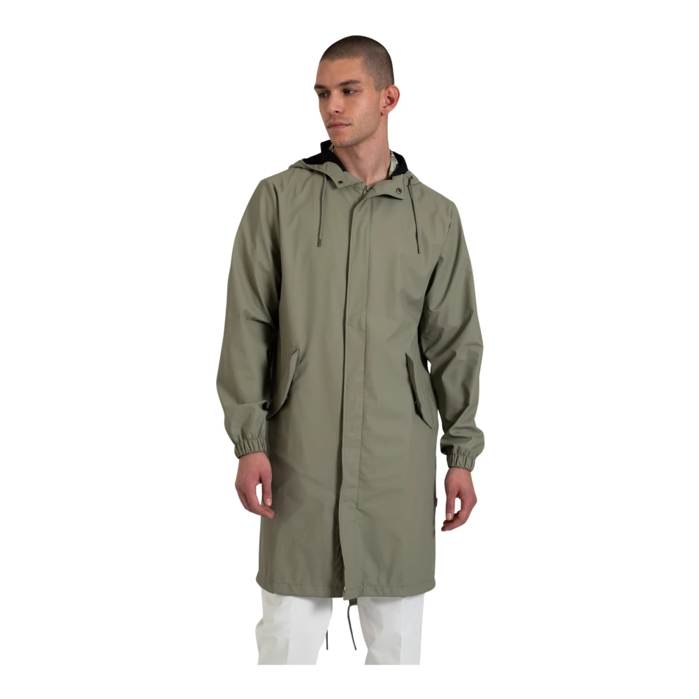 Rains Uomo Verde Giacche, Xs, New,