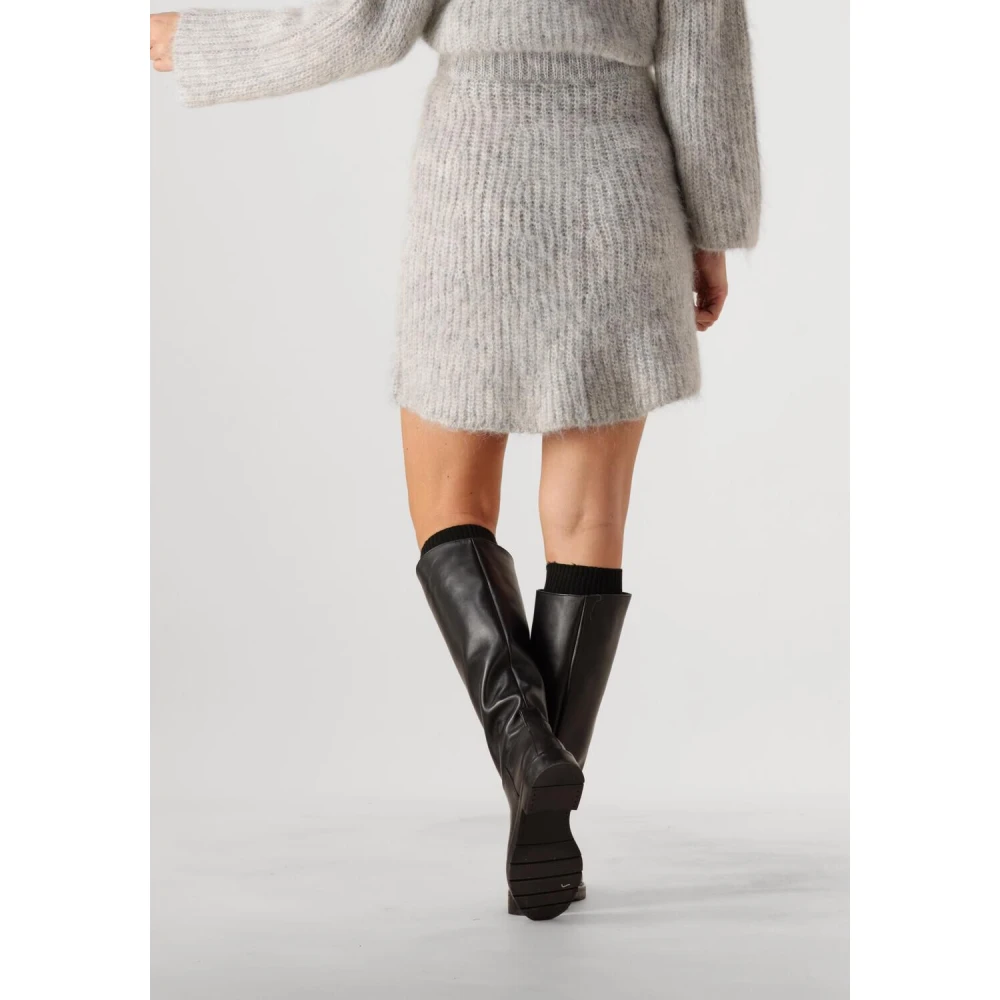 moss copenhagen Veelzijdige Antraciet Midirok Rok Gray Dames