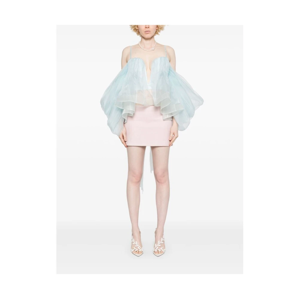 Zimmermann Pastelblauw Gevoerd Korset Jurk Blue Dames