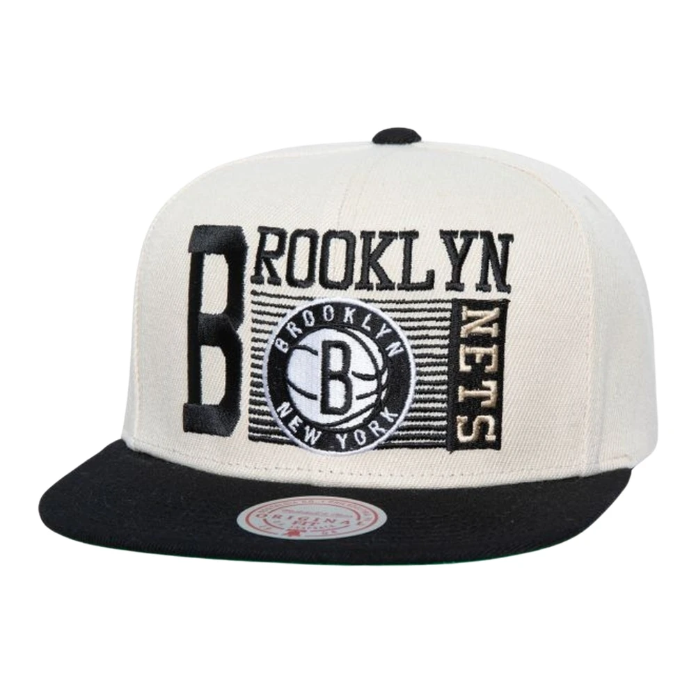 Mitchell & Ness Witte Nets Speed Zone Snapback Pet White Heren