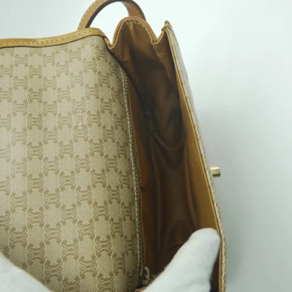 Celine Vintage Pre-owned Fabric celine-bags Green Dames