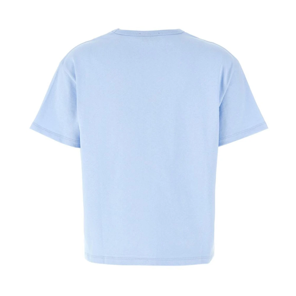 A.p.c. Boxy Petit Logo Print T-Shirt Blue Dames
