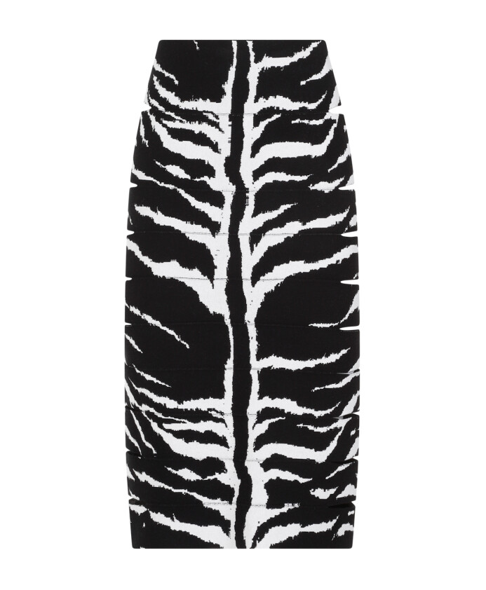 zebra-pencil-skirt-black-white