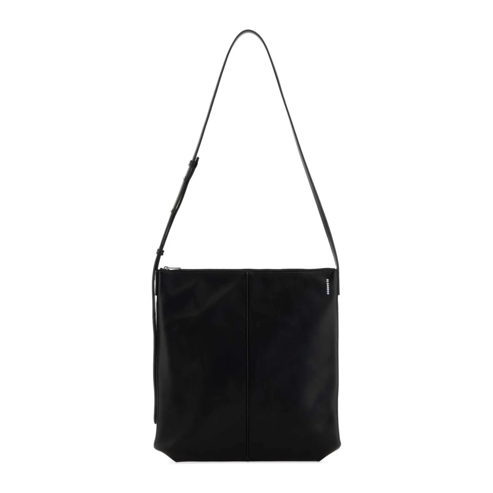 Jil Sander Women's Black Linea Crossbody Bag - Shoulder Bags - One Size - Bags