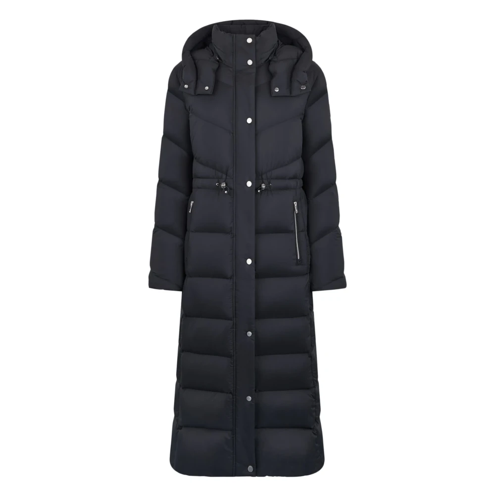 Moose Knuckles Women's Black Parka With Detachable Hood