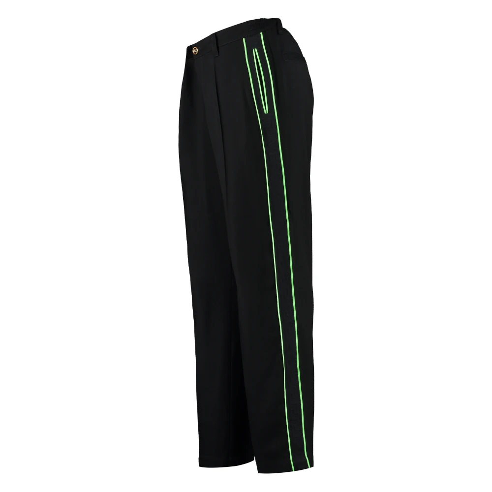 Versace Gestreepte trainingsbroek Black Heren