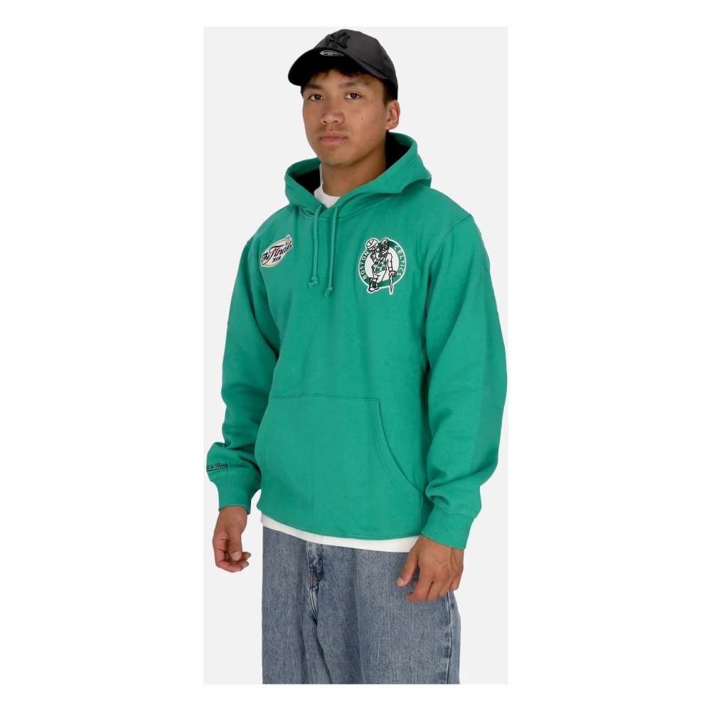 Mitchell & Ness Vintage NBA Hoodie Boston Celtics Logo Green Heren