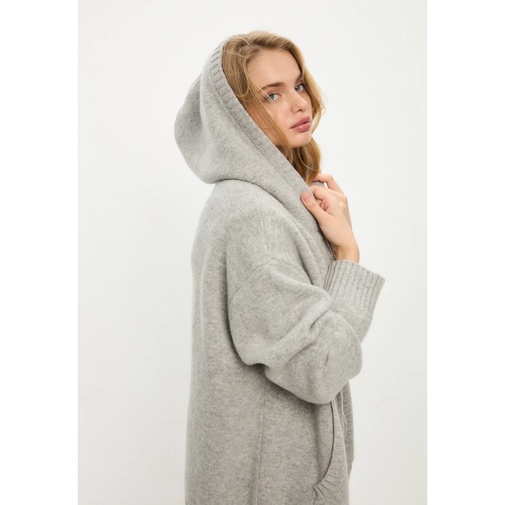 Cesare Gaspari Merino Hoodie Kostuum Penelope Grijs Gray Dames