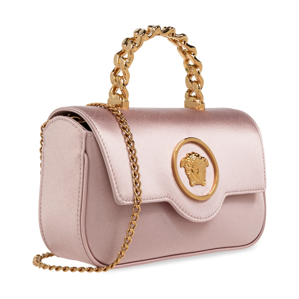 Versace Satijnen schoudertas Pink Dames