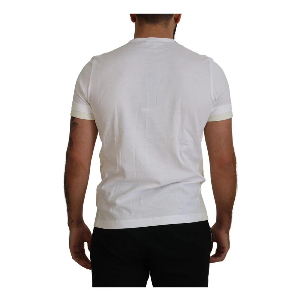 Dolce & Gabbana Witte DG Logo T-shirt White Heren