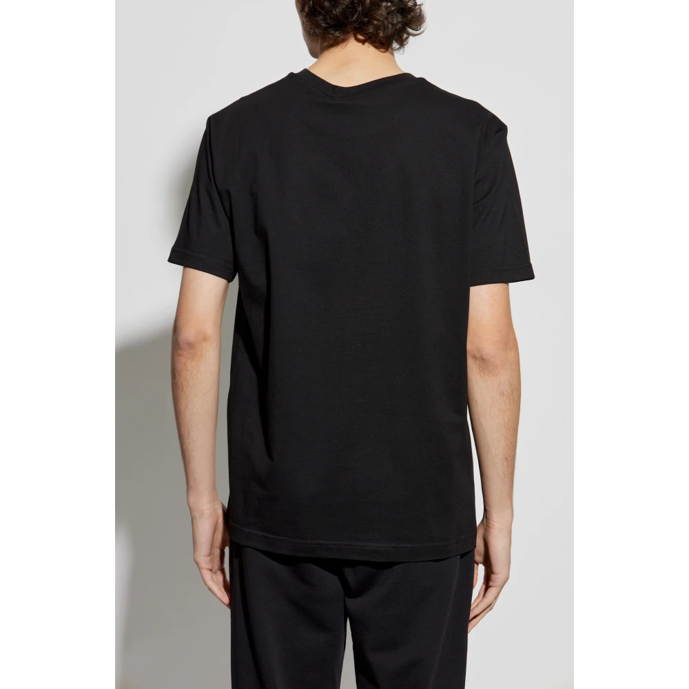 Iceberg T-shirt met print Black Heren