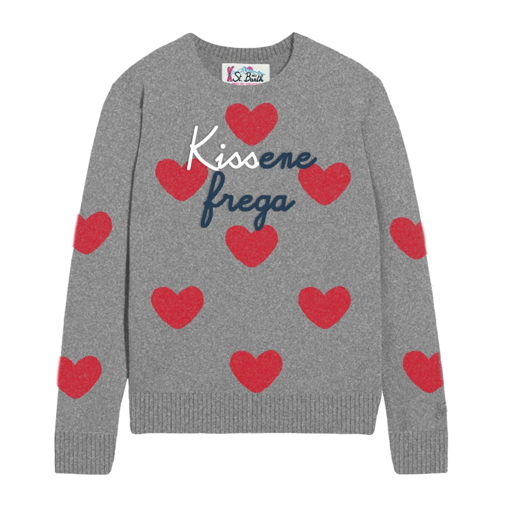 MC2 Saint Barth Grijze Sweaters voor Mannen Gray Dames