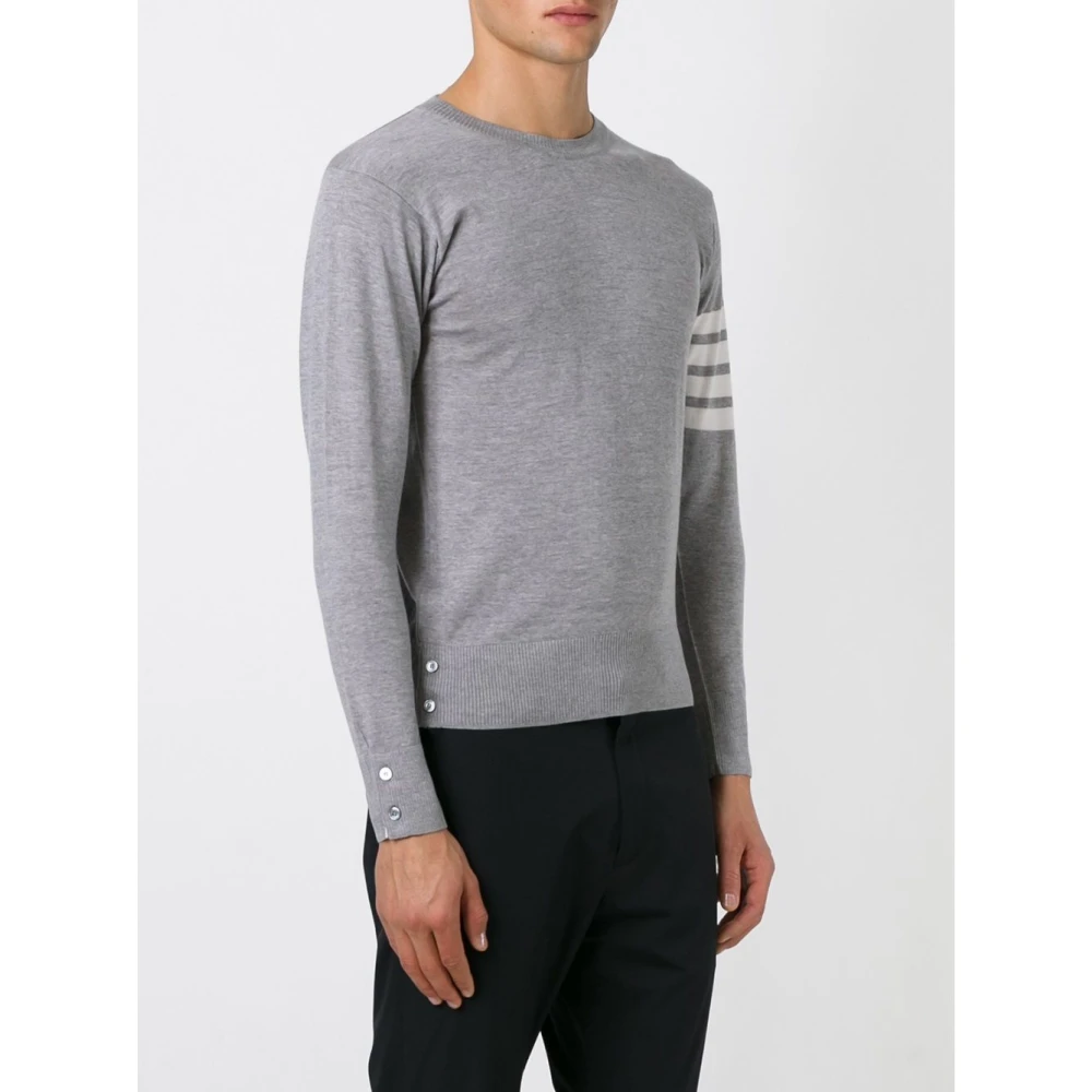 Thom Browne Stijlvolle Sweaters Collectie Gray Heren
