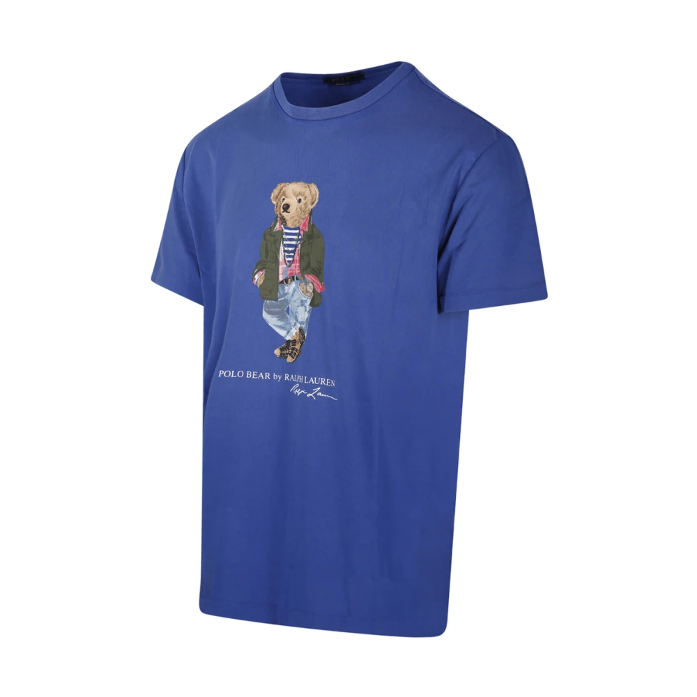 Ralph Lauren S S T-Shirt Blue Heren