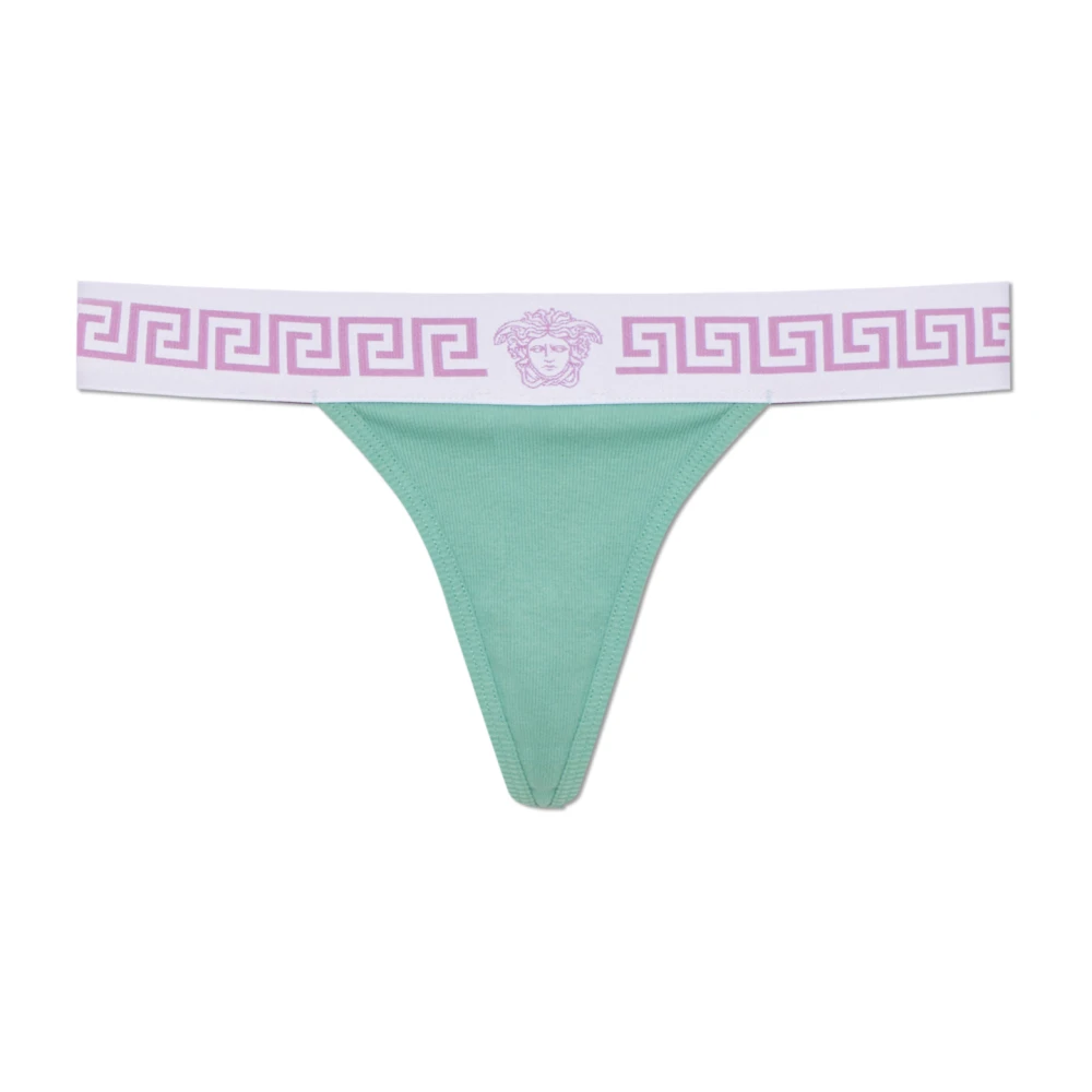 Versace Donna Verde Mutande, Xl, New,
