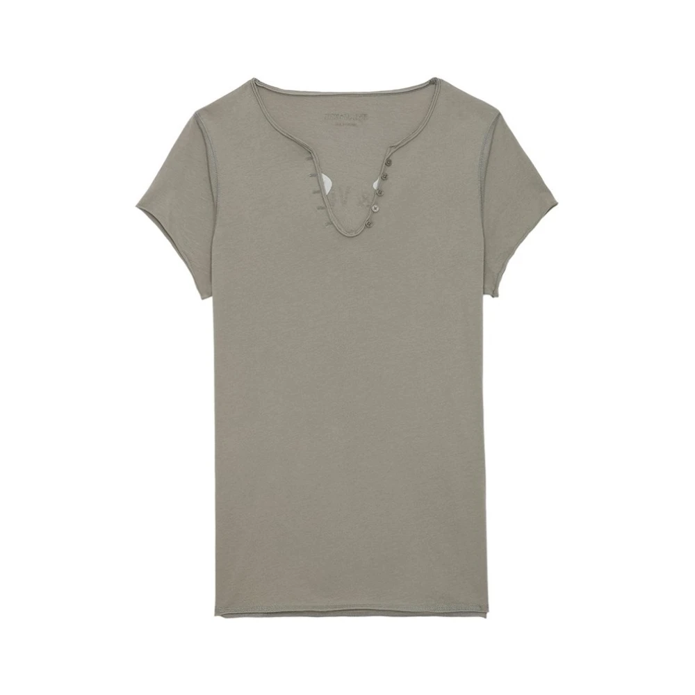 Zadig & Voltaire Stijlvol T-shirt voor vrouwen Gray Dames