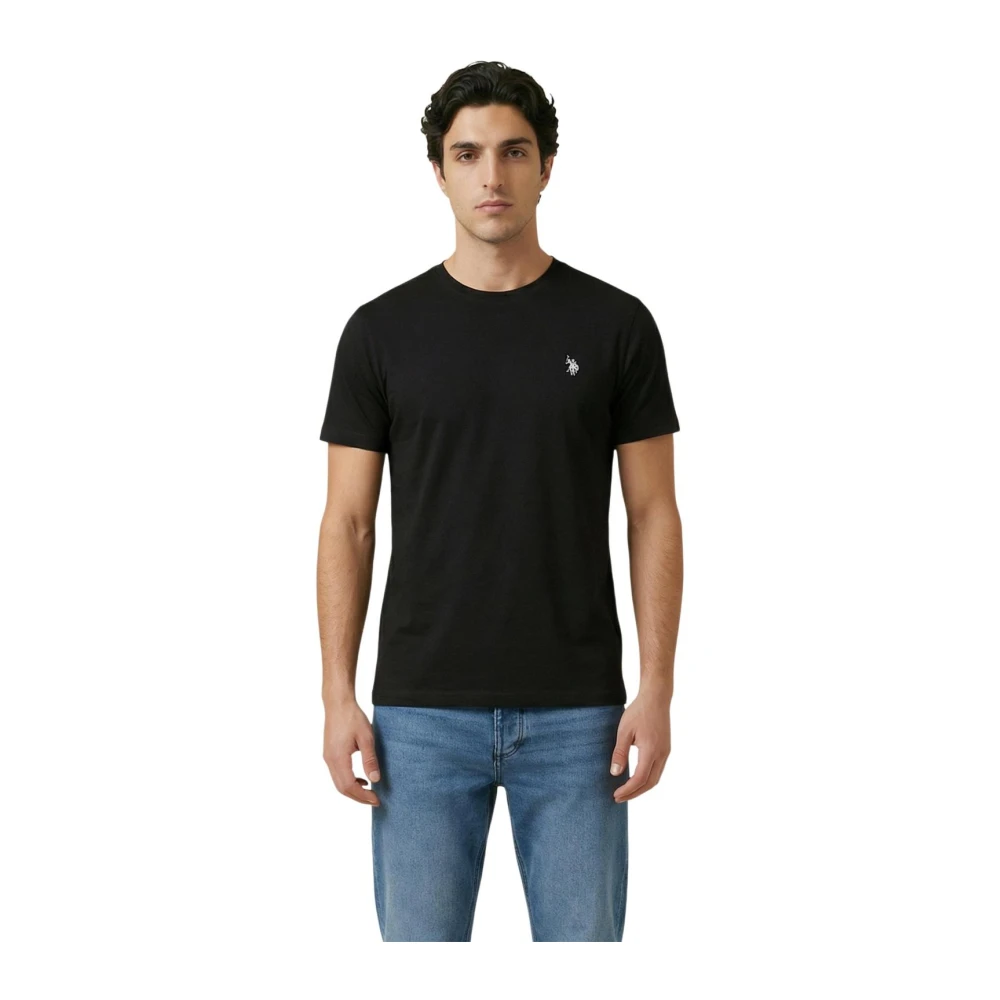 U.s. Polo Assn. Hombre Negro Camisetas, Talla: Xl