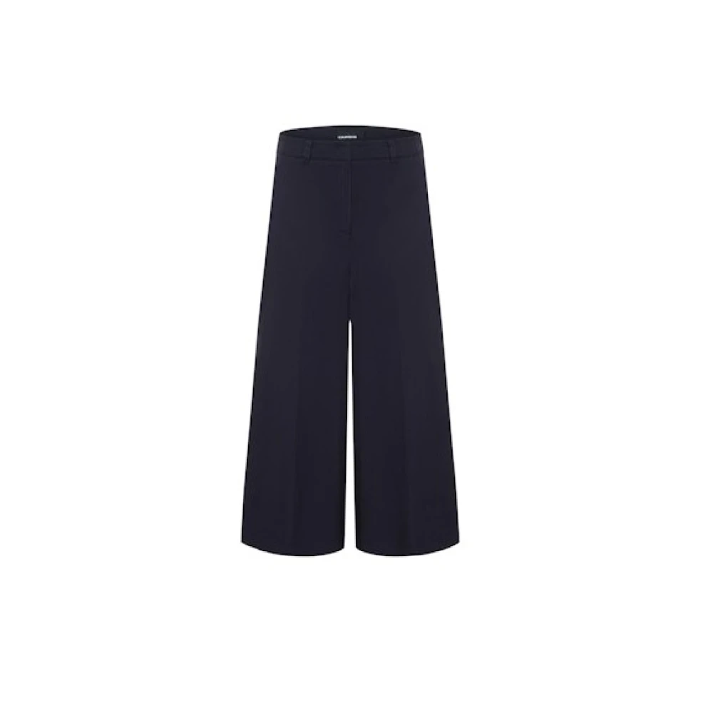Cambio Women's Blue Charlotte Cropped Trousers - Cropped Trousers - Xs - Trousers