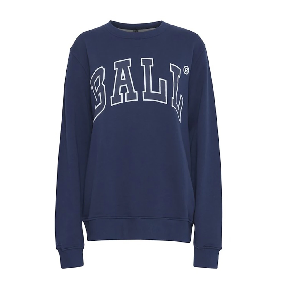 Ball Ocean Sweatshirt K. Griffey Style Blue Dames