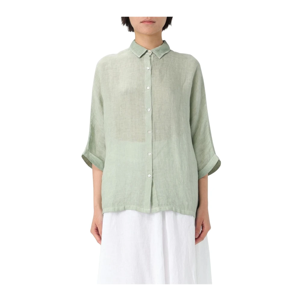 Blouses & Shirts > Shirts - - 120% Lino - Modalova