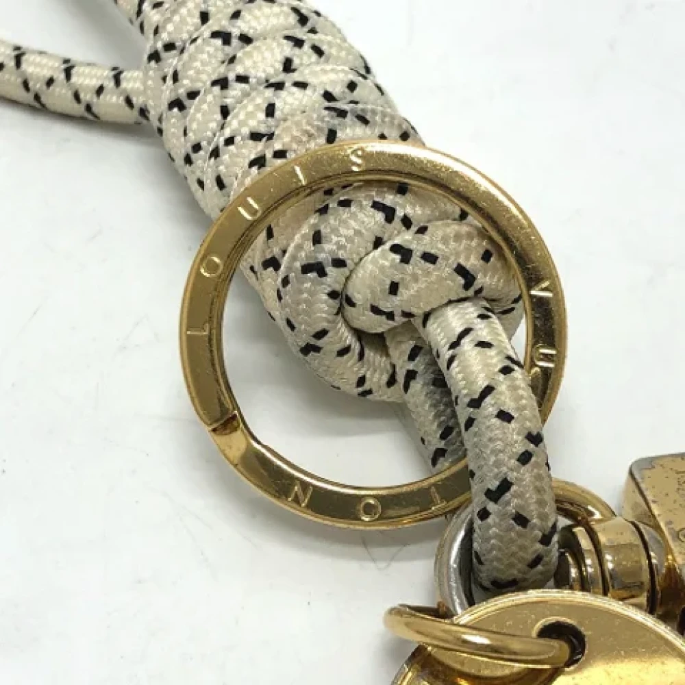 Louis Vuitton Vintage Pre-owned Fabric key-holders White Heren