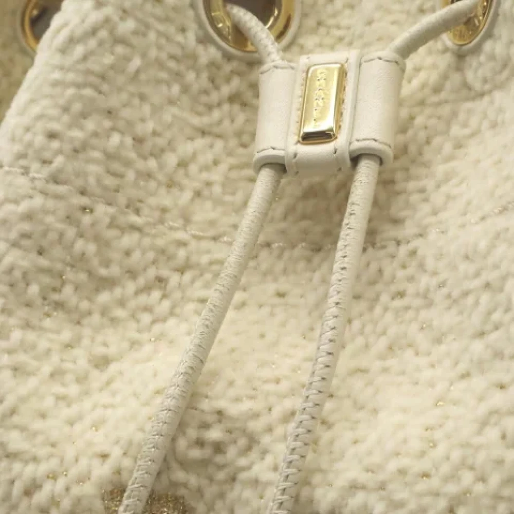Chanel Vintage Pre-owned Fabric chanel-bags Beige Dames