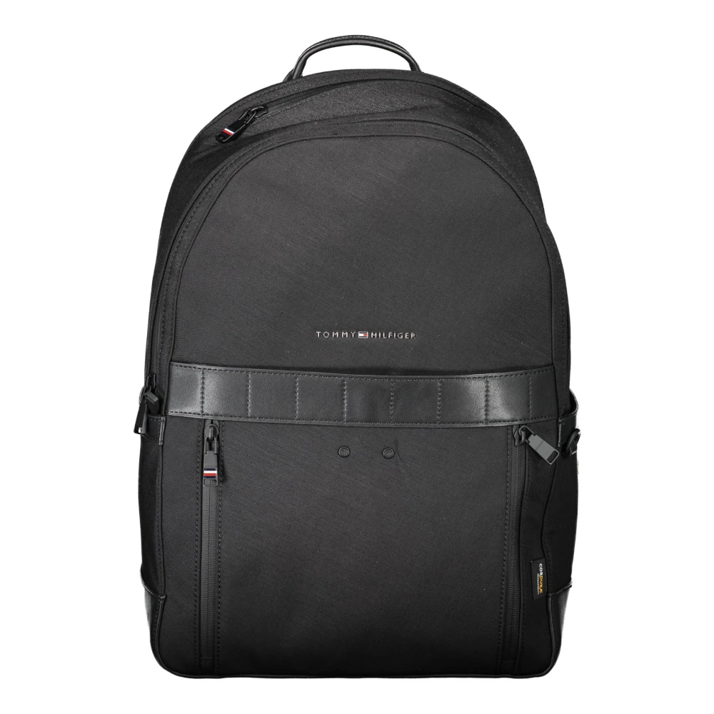 Tommy Hilfiger Uomo Nero - Zaino Dettagli Contrastanti - Bags - One Size - Immagine 1