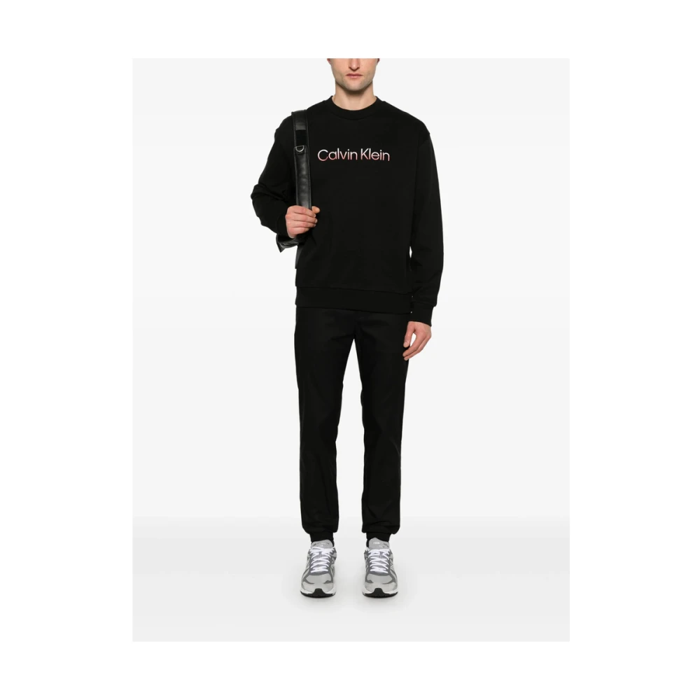 Calvin Klein Zwarte Sweater K10K114265 Black Heren
