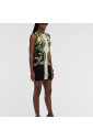 robe-en-tricot-imprime-citron-noir-femme