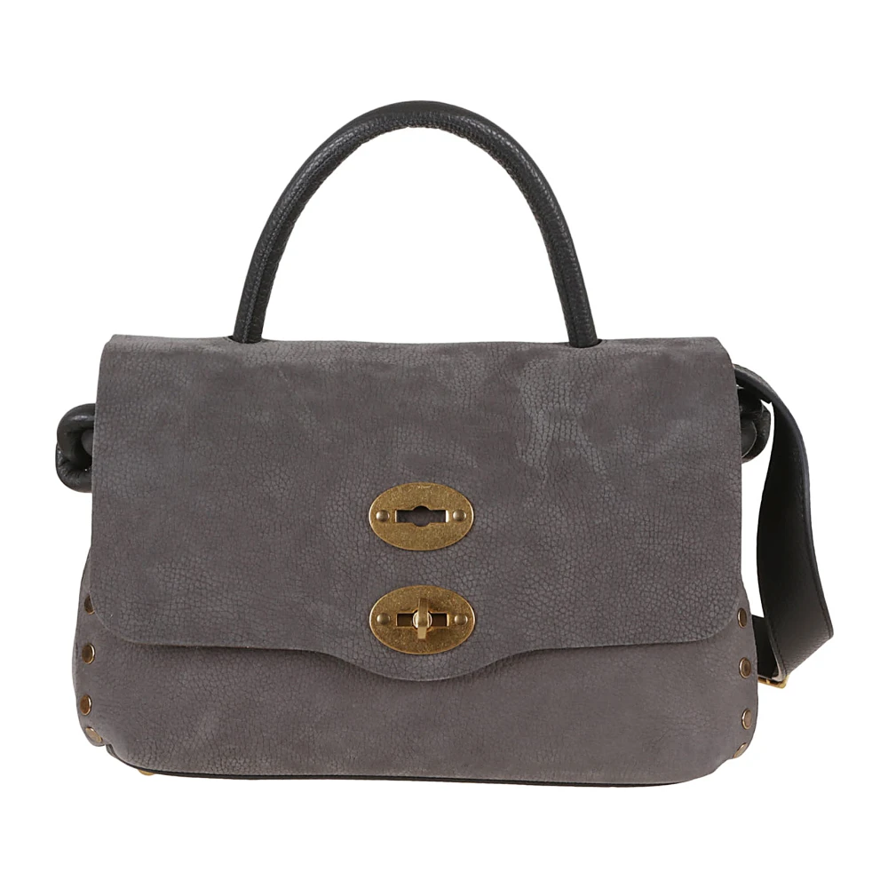 Zanellato Grijze leren schoudertas Elegant ontwerp Gray Dames