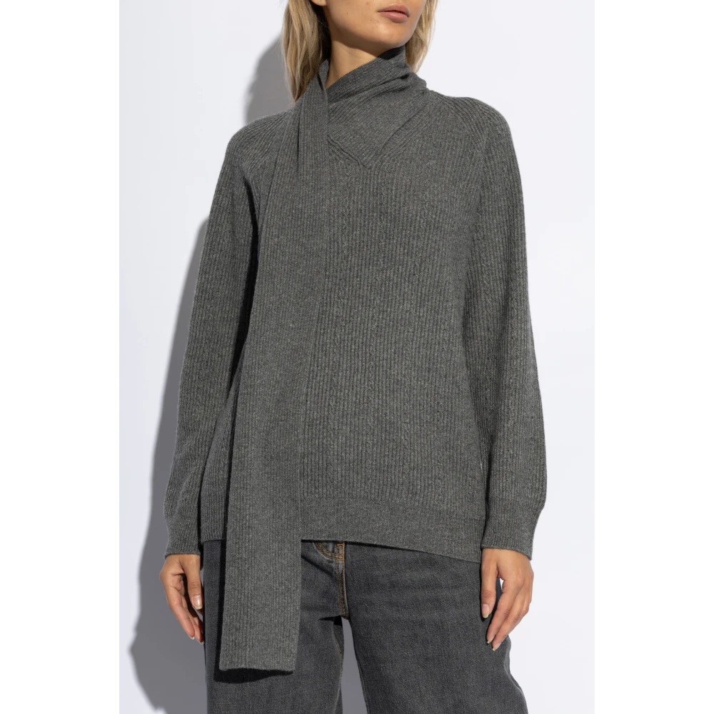 ETRO Trui met decoratieve sjaal Gray Dames