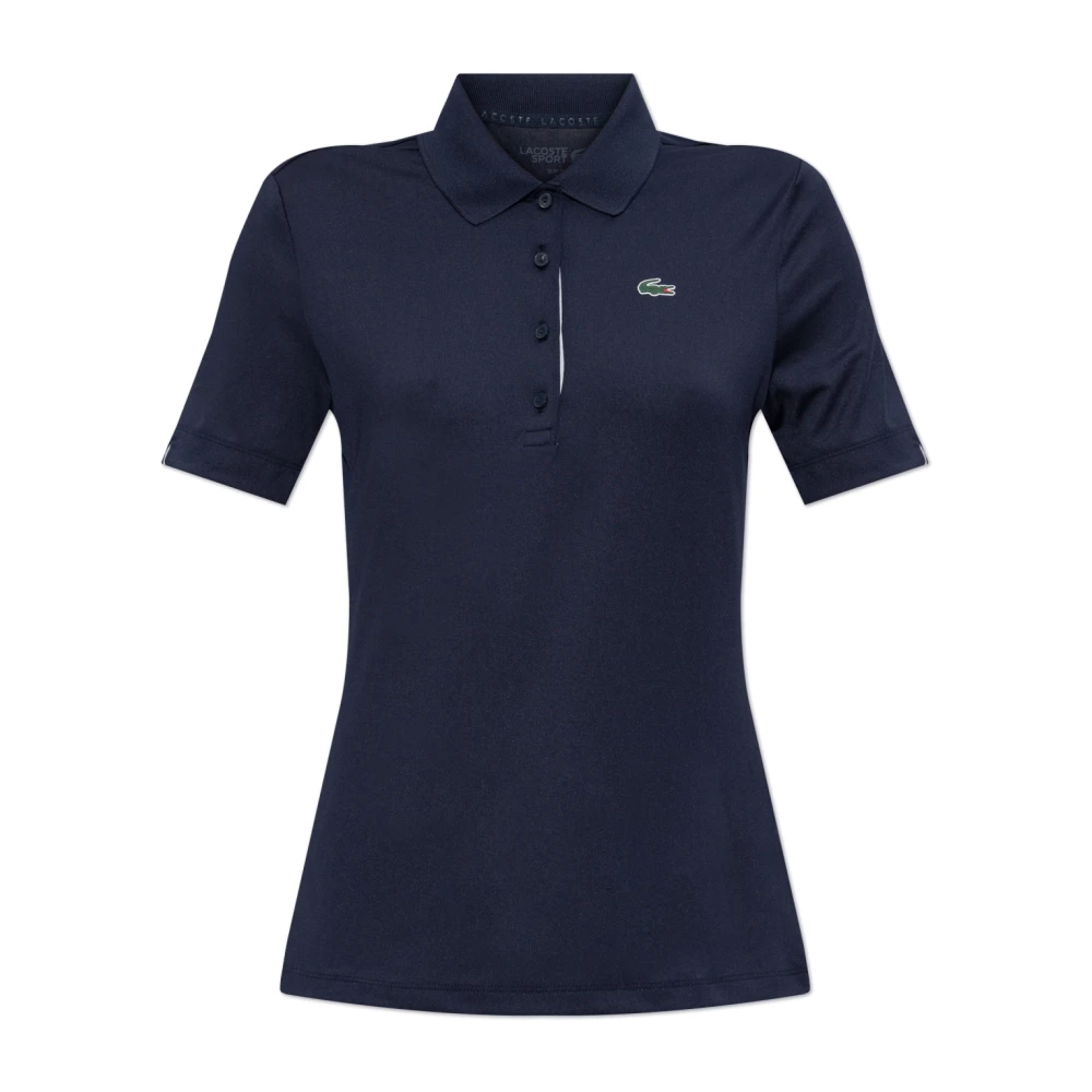 Lacoste Polo met logopatch Blue Dames