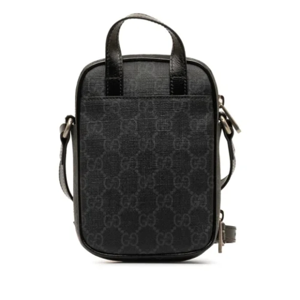 Gucci Vintage Pre-owned Plastic shoulder-bags Black Dames