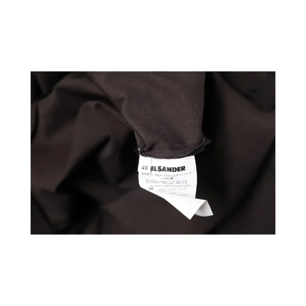 Jil Sander Pre-owned Fabric dresses Brown Dames