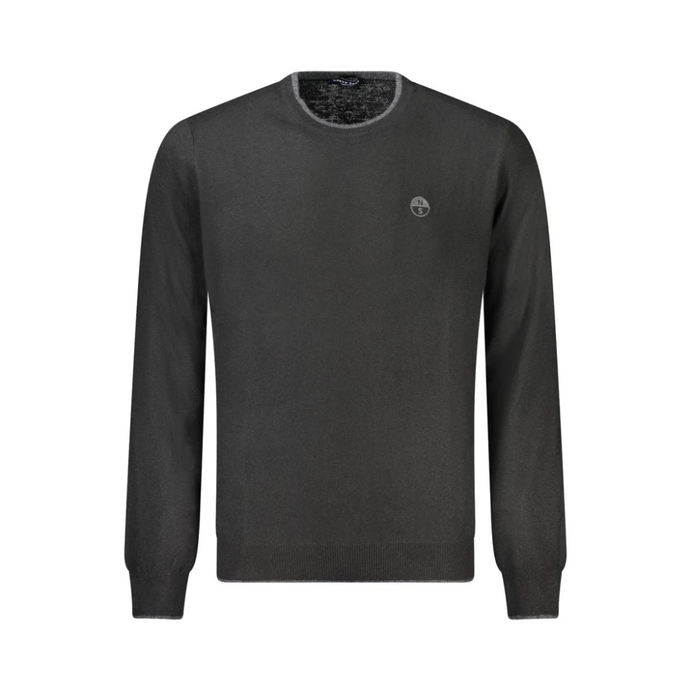 North Sails Men's Black Wool Sweater