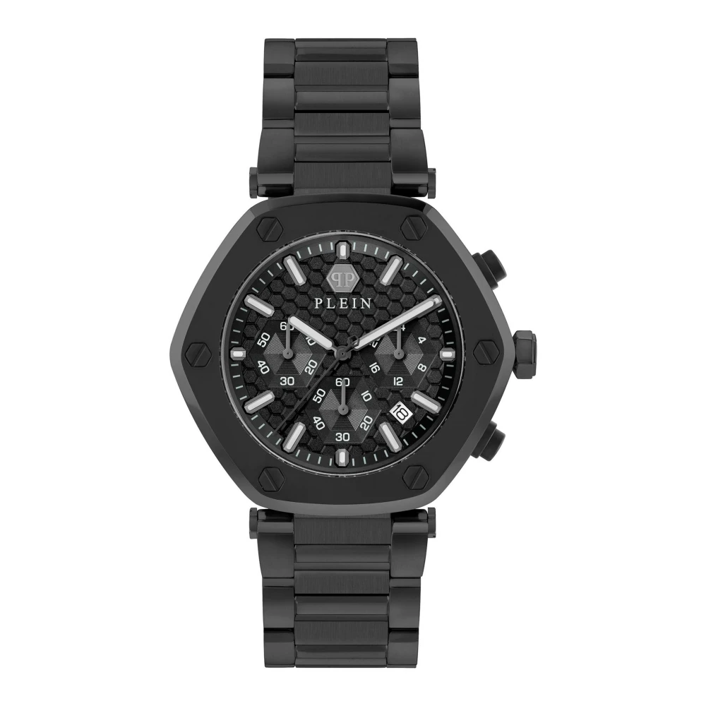 Philipp Plein , Watches, Male, Black, One Size, The Hexagon Chrono
