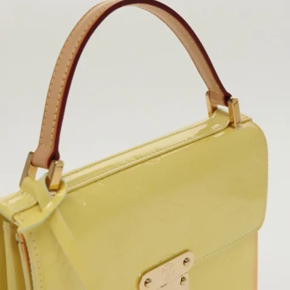 Louis Vuitton Vintage Pre-owned Leather handbags Yellow Dames