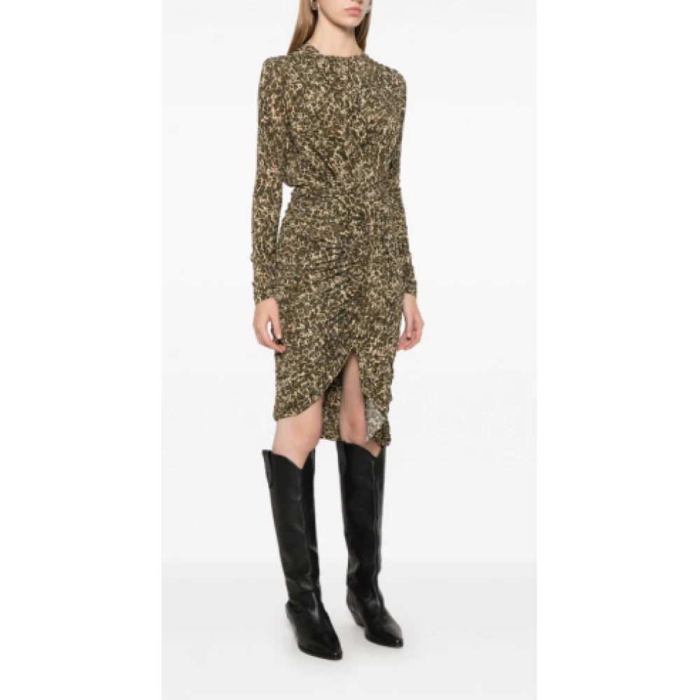 Isabel marant Luipaard Panter Luxe Jurk Multicolor Dames