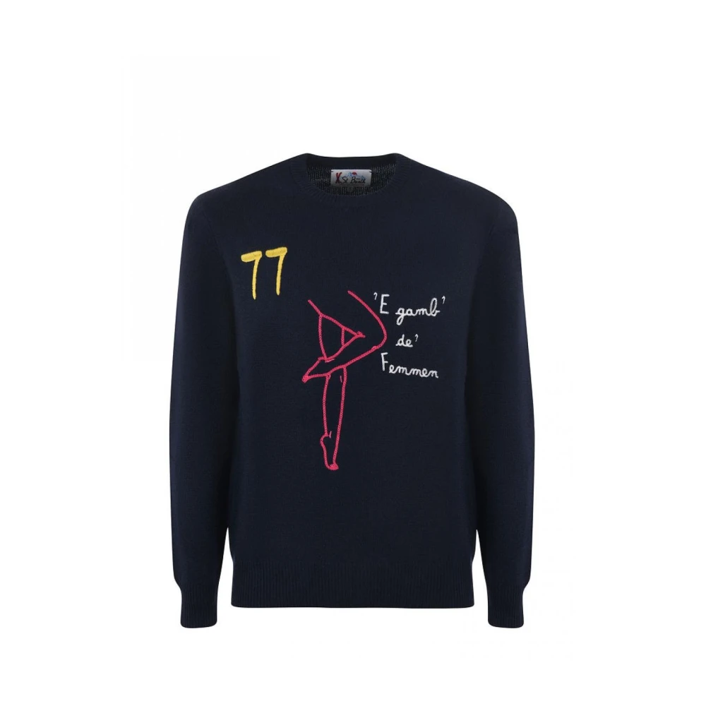 MC2 Saint Barth Stijlvolle Sweatshirts en Hoodies Collectie Blue Heren