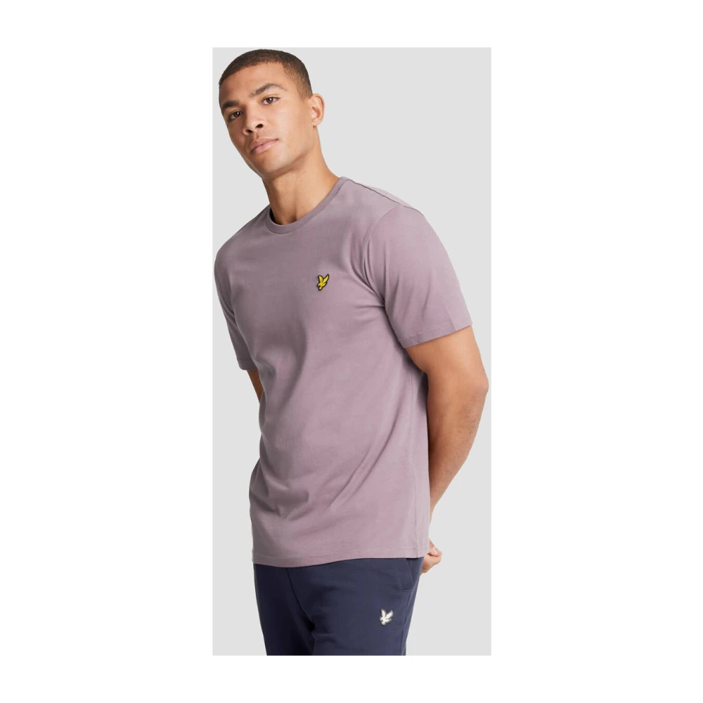 Lyle & Scott Korte Mouw T-shirt Ts400Vog Purple Heren
