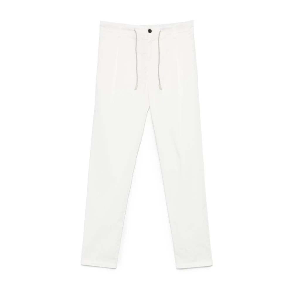 Eleventy Witte Joggingbroek White Heren