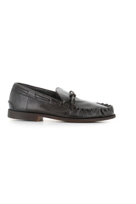 dark-brown-leather-moccasin-sandals