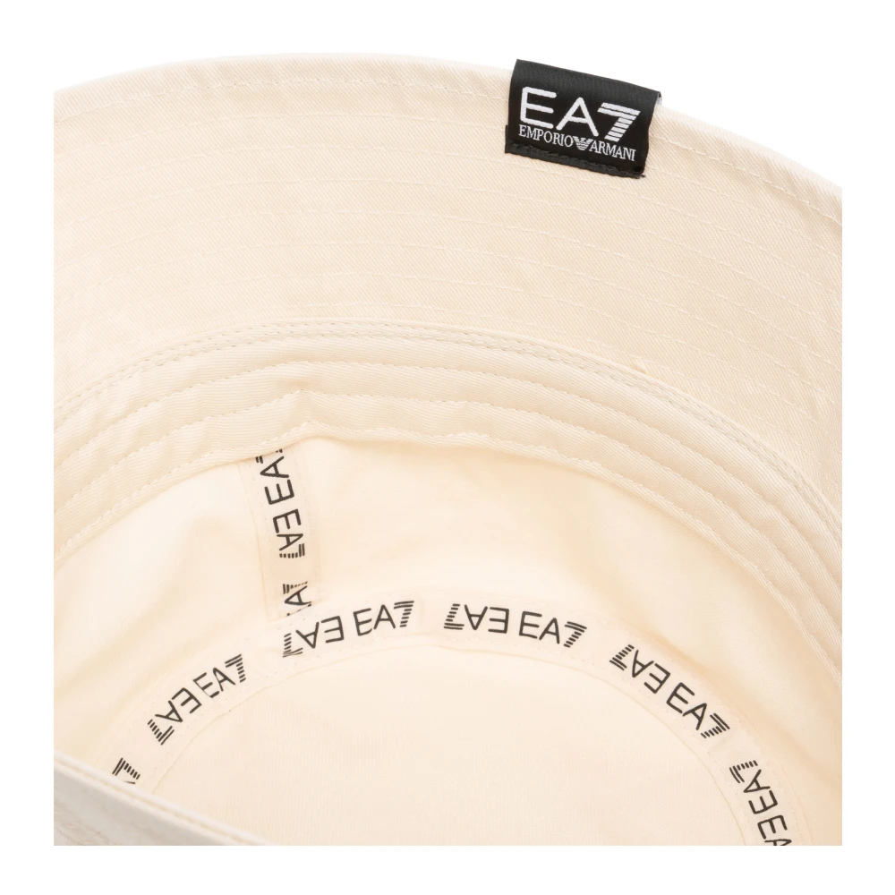 Emporio Armani EA7 Eenvoudige Logo Hoed Beige Heren