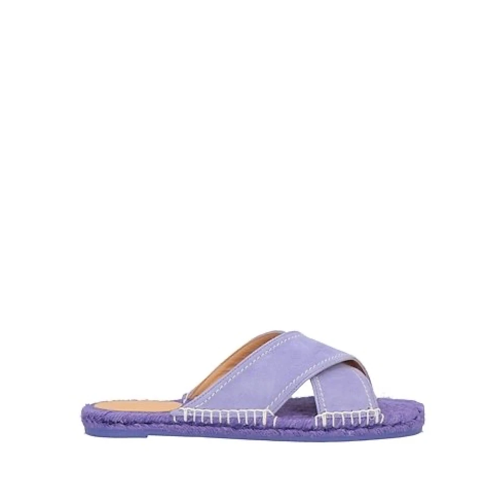 Castañer Femme Violet Chaussures, Taille: 37 Eu Sandales Élégantes Pour L'été