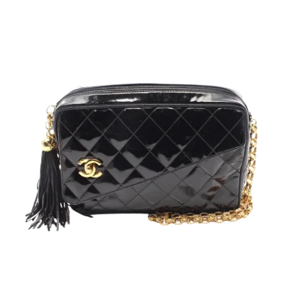 Chanel Vintage Pre-owned Plastic chanel-bags Black Dames