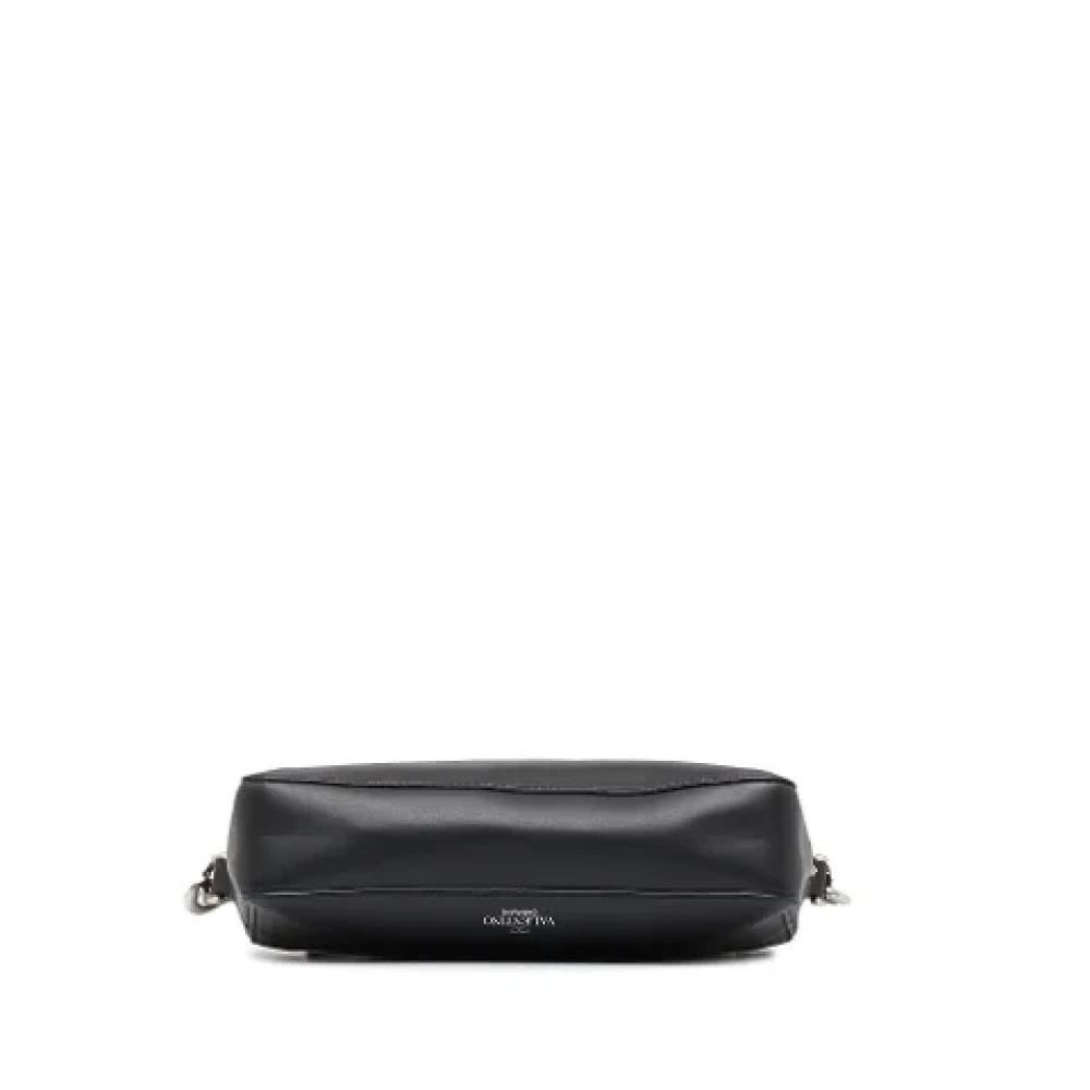 Valentino Vintage Pre-owned Leather shoulder-bags Black Dames